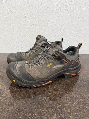 KEEN Utility Braddock Mens Size 15 EE Steel Toe Slip Resistance Work Shoes
